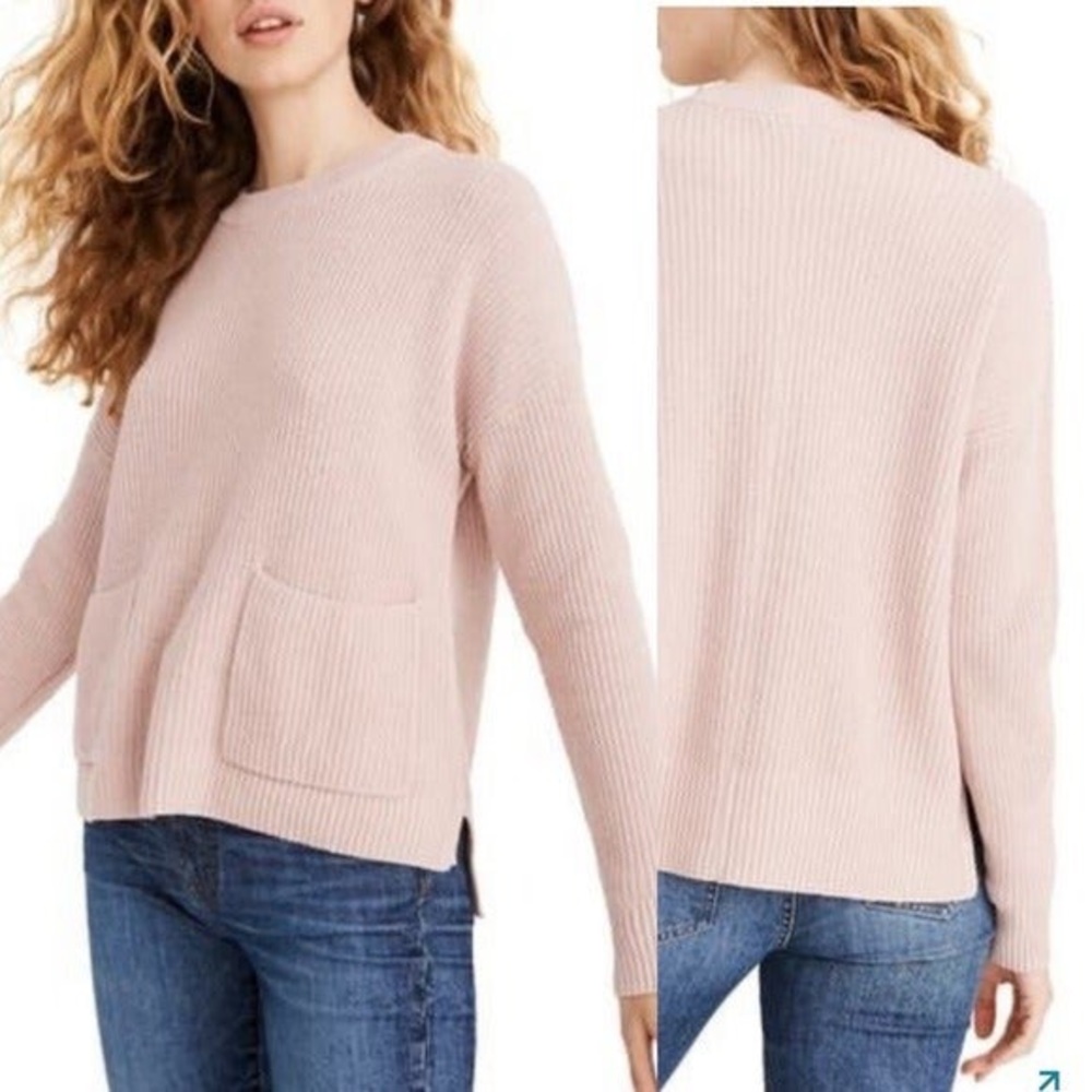 Madewell Patch Pocket Pullover Sweater